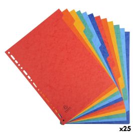 Separadores Exacompta A4 Multicolor (25 Unidades) (12 Unidades)