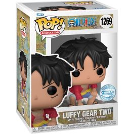 Funko Figura POP One Piece Luffy Gear Two Exclusive Vinilo 9cm