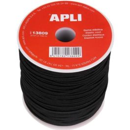 Apli Bobina Cuerda Elástica Redonda 2 mm x 100 m Negro Manualidades Precio: 6.89000015. SKU: B1JPHD63MR