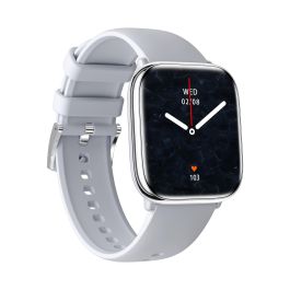Myphone Smartwatch Watch Pastel Silver Gray AMOLED 1.75" IP67 Compatible Android iOS