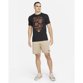 Pantalón Corto Deportivo Nike Dri-FIT Beige Hombre