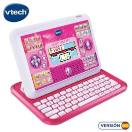 Ordenador genio little app con pantalla color rosa y 80 actividades 18,4x26,3x4 cm