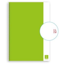 Bloc Escolofi Basic Tapa Dura A4 80H Liso 80G Verde Claro 5 unidades Precio: 22.49999961. SKU: B1A5CDBPMM