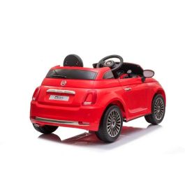 Injusa Coche Fiat 500 Rojo Bateria 12V 113x67.5x53cm