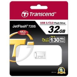 Transcend JetFlash 720 USB 3.1 Stick 32GB Plata