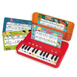 Diset 1120200286 Piano portátil 'Yo Aprendo a Tocar El Piano' para niños +5 años, con 12 partituras y notas musicales