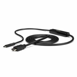 Adaptador USB C a HDMI Startech CDP2HDMM1MB Negro 1 m Adaptador USB C a HDMI Startech CDP2HDMM1MB Negro 1 m