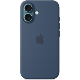 Apple Funda de silicona con MagSafe para iPhone 16 - Azul denim (6.1") - Protección contra caídas y rayones Precio: 66.50000038. SKU: B1HGA2NXDL