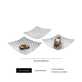 Martele Bandeja de Presentación en Orfebrería 16x16 cm - Decorado Martele, No Apto Lavavajillas ni Microondas Precio: 10.50000006. SKU: B1K4ZLC6V3