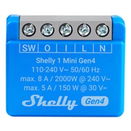 Shelly Módulo switch Mini 1 Gen4 Wi-Fi BT