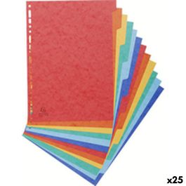 Separadores Exacompta A4 Multicolor (25 Unidades) (12 Unidades)