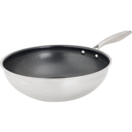 Cosy & Trendy COS5401110302896 Wok Hexapro Acero Inoxidable Ø24 cm Antiadherente para Todo Tipo de Cocinas Inducción Precio: 46.49999992. SKU: B1KF84G758