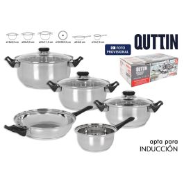Inde Batería de Cocina 8 Piezas de Acero para Inducción Colección Genova (2 Unidades) Precio: 63.69000044. SKU: B1HTEAPQJA