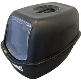 Pet Design 461411 Cama/Cueva para Gatos Samba Hooding, Blanca y Negra, 56 x 40 x 39 cm