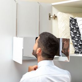 Espejo para baño con luz LED y visión 360º InnovaGoods Espejo para baño con luz LED y visión 360º InnovaGoods