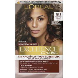 Tinte Permanente L'Oreal Make Up Excellence Castaño Claro Nº 5u-Light Brown (5 Unidades)
