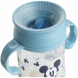 Thermobaby Taza de Aprendizaje 360° Mickey con Tapa. Ideal para Entrenamiento y Aprender a Beber