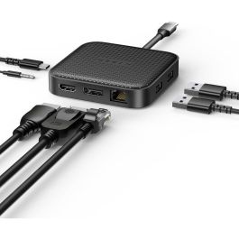 Targus Dock USB4 Alámbrico Negro