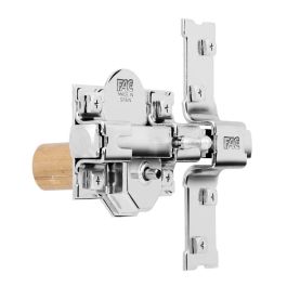 Fac Cerrojo 201-r/80 Níquel F01187 Seguridad 3 Llaves Serreta Sobreponer Cilindro