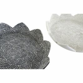 Centro Mesa Oriental DKD Home Decor Gris Beige 39 x 7 x 39 cm (2 Unidades) Centro Mesa Oriental DKD Home Decor Gris Beige 39 x 7 x 39 cm (2 Unidades)