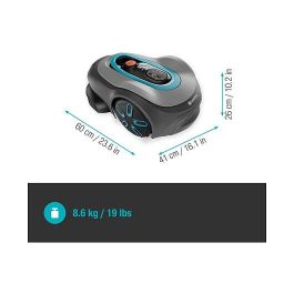 Gardena Mähroboter smart SILENO max 1.500 qm - Robot Cortacésped Automático para 1500 m², 16 cm Ancho Corte, Navegación LONA