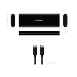 AISENS CAJA EXTERNA M.2 (NGFF) ASM2-014B SATA/NVME A USB3.1 GEN2, NEGRA AISENS CAJA EXTERNA M.2 (NGFF) ASM2-014B SATA/NVME A USB3.1 GEN2, NEGRA