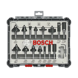 Bosch Professional 2607017471 Juego de 15 fresas mixtas con vástago de 6 mm Precio: 120.78999966. SKU: B1DWSLZEKX