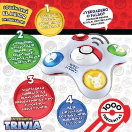 Pokemon Juego de Mesa Trivia Entrenador: ¿Quién Será el Mejor? | Edad 7+ años, Requiere 3 pilas LR6 (no incluidas), Idiomas ES/EN