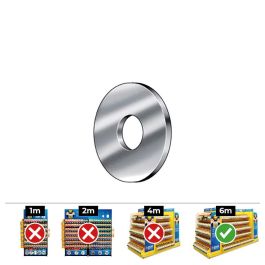 Celo Arandela Carrocero Din 9021 Ø12mm Zincado Metalizado Caja 100 Unidades Acero Precio: 51.49999943. SKU: S7909107