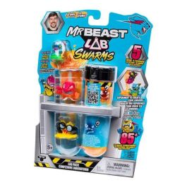 MrBeast Swarms Tubo de Ensayo con 5 Figuras - Crea Enjambres Añadiendo Agua