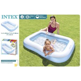 Piscina hinchable bebé rectangular (capacidad 90 litros) (+2 años) 166x100x25cm Piscina hinchable bebé rectangular (capacidad 90 litros) (+2 años) 166x100x25cm