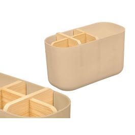 Organizador Plastico Bambu 5 Huecos Beige Berilo 17x10x8cm (Set de 24) Precio: 58.21068. SKU: B15E2GDPZM