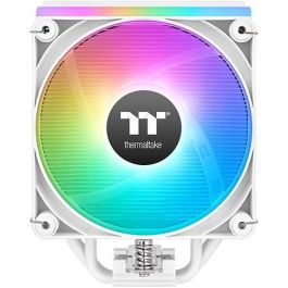 Thermaltake ASTRIA 200 ARGB Refrigerador de Aire Blanco para CPU, 12cm, 210W TDP, 500-1800 RPM, Multi-Color LED