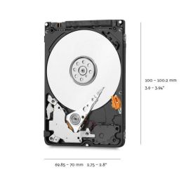 Western Digital WD Blue Disco Duro Interno HDD 2 TB 2.5 pulgadas SATA III 128 MB Caché para Portátiles