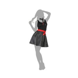 Disfraz Años 60 Negro para Mujer Adulto, Talla M-L. Ideal Carnaval y Fiestas. Incluye Falda, Camiseta sin Mangas y Pañuelo. Disfraz Años 60 Negro para Mujer Adulto, Talla M-L. Ideal Carnaval y Fiestas. Incluye Falda, Camiseta sin Mangas y Pañuelo.