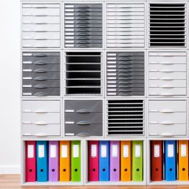 Archivo 2000 Módulo Archisystem Cajonera 3 Cajones 356x316x303 mm Gris