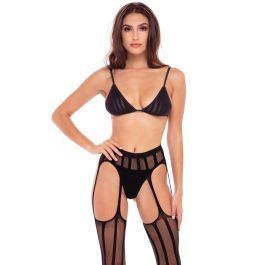Conjunto de Lencería René Rofé Negro (M/L) Precio: 31.50000018. SKU: B13EFGKX3G