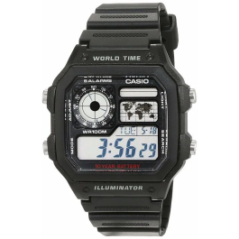 Casio AE-1200WH-1AVEF Cronógrafo Resistente al Agua 10 Bar Reloj Digital para Hombre Precio: 48.50000045. SKU: S0442990