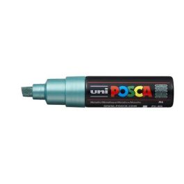 POSCA PC-8K Marcador No Permanente Punta Biselada 8.0 mm Verde Metálico - Tinta Pigmentada Base Agua, No Tóxico Precio: 4.79000038. SKU: B1HHVNDN8N