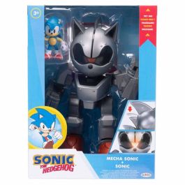JAKKS PACIFIC Figura Mecha + Sonic - Sonic the Hedgehog 25 cm alto x 18 cm largo x 14 cm ancho Precio: 36.68999994. SKU: B1CE6AFYKM