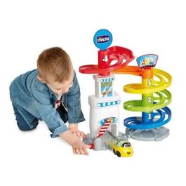 Parking turbo touch 37 cm de alto con 4 niveles de toboganes, incluye un vehiculo exlusivo Parking turbo touch 37 cm de alto con 4 niveles de toboganes, incluye un vehiculo exlusivo