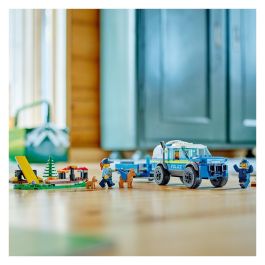 LEGO City Entrenamiento Móvil para Perros Policía, Juego Construcción 197 Piezas, Edad 5+