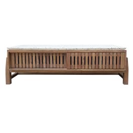 DKD Home Decor Mesa de Centro Oriental Moderna de Terrazo y Madera de Acacia para Salón - Colección Terrazo 127x67x47 cm Precio: 552.88999964. SKU: B1D4XSQ8KW