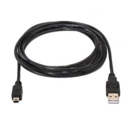 AISENS - CABLE USB 2.0, TIPO A/M-MINI B/M, NEGRO, 3.0M AISENS - CABLE USB 2.0, TIPO A/M-MINI B/M, NEGRO, 3.0M