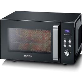 Severin MW 7763 Microondas con Grill de Encimera 25L 900W con Pantalla LED y 1000W de Asador Negro/Plata Precio: 166.98999944. SKU: B1BT9S8NX4