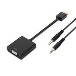 Aisens Conversor HDMI a SVGA con Audio, HDMI Macho a SVGA Hembra + Jack 3.5 Hembra, Negro 10 cm + 1.0 M Precio: 5.59000035. SKU: S8400125
