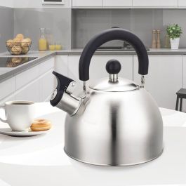 Tetera Feel Maestro MR-1300 Negro Plateado Acero Inoxidable 2 L Tetera Feel Maestro MR-1300 Negro Plateado Acero Inoxidable 2 L