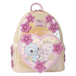 Loungefly Mochila Disney Stitch con Flores 26cm Piel Vegana Iridiscente Detalles 3D Precio: 68.88999964. SKU: B1FNVXKTET
