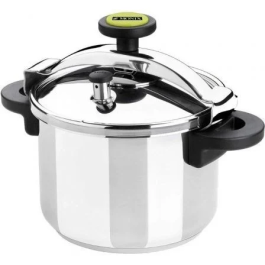 Monix Olla a Presión Clásica M530001 Acero Inoxidable Ø22cm 4L Apta para Inducción