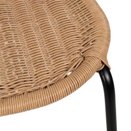 Silla Natural Pe-Acero Salón 48 X 57 X 87 cm